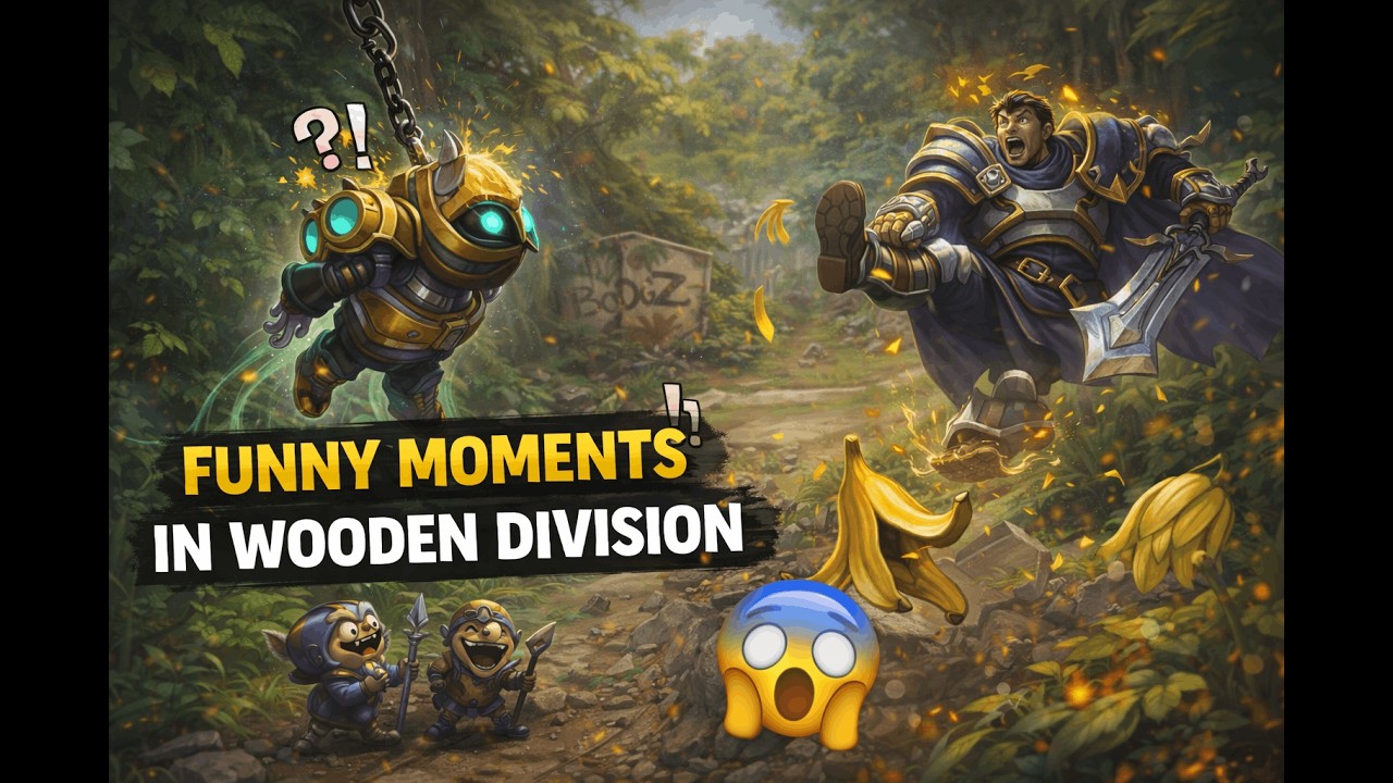 League of Legends Funny Moments | Wood Division Experience 😂