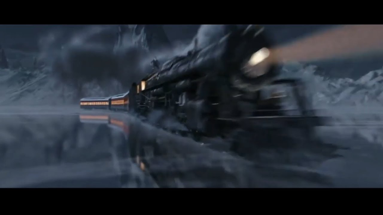 When Free Bird Kicks in but with The Polar Express Ice Scene