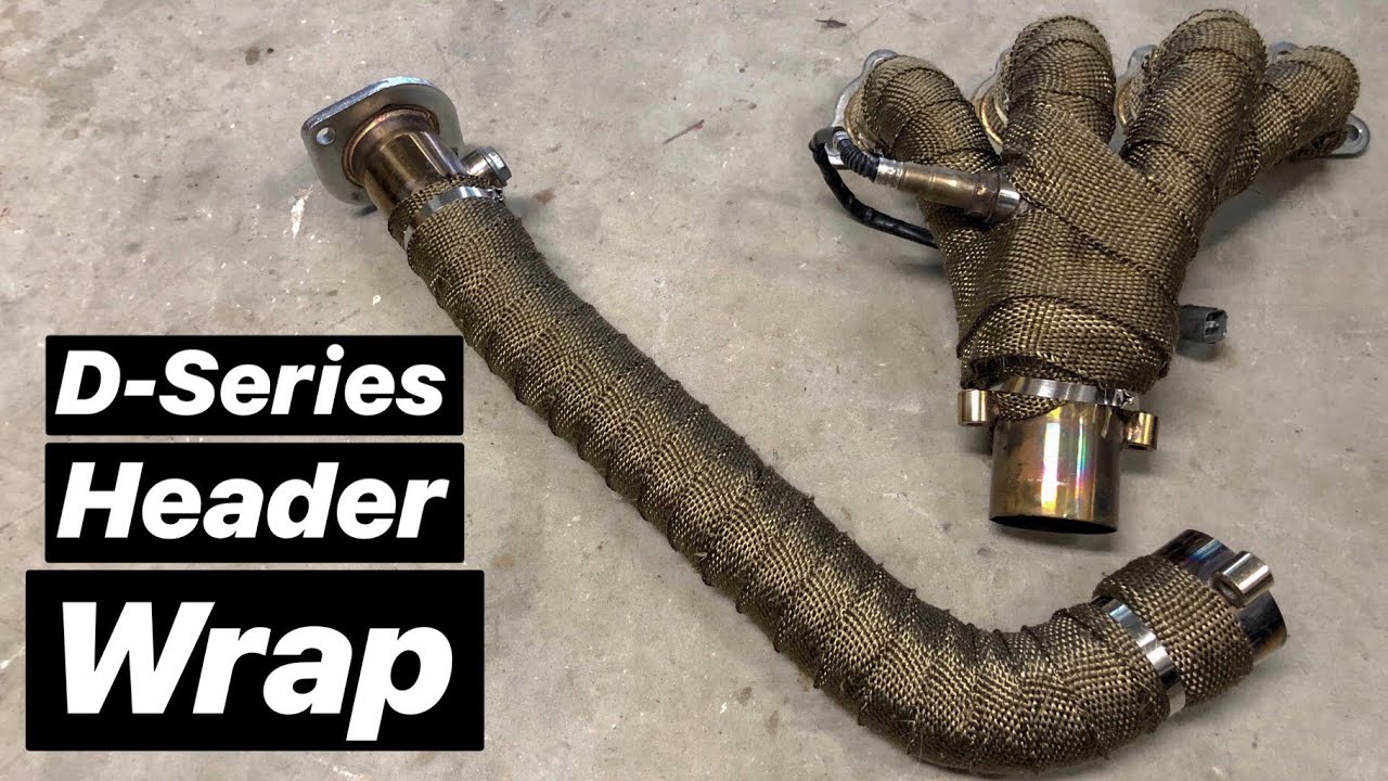 Wrapping my Exhaust Header + Updates Project Civic EK Season 3 Begins