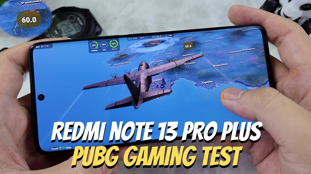 Redmi Note 13 Pro Plus PUBG Mobile Gaming test | Dimensity 7200 Ultra