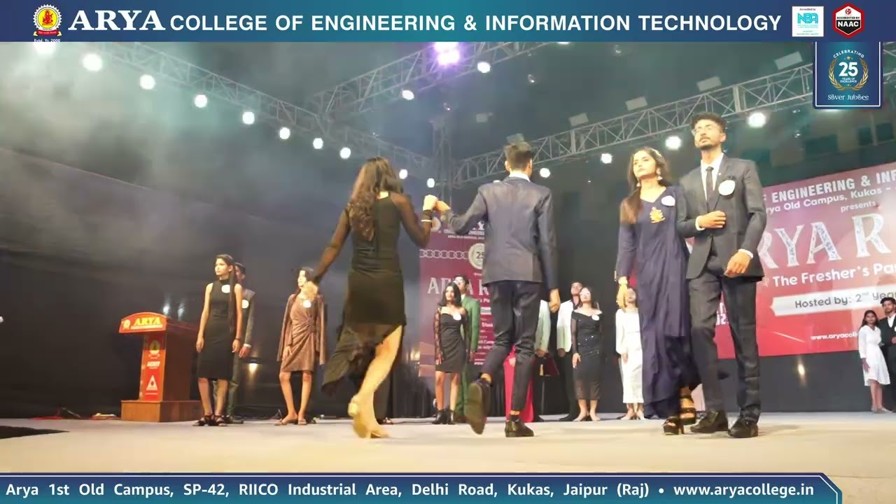 Arya Ratan 2025 Freshers Night | Student Ramp Walk & Introduction Video