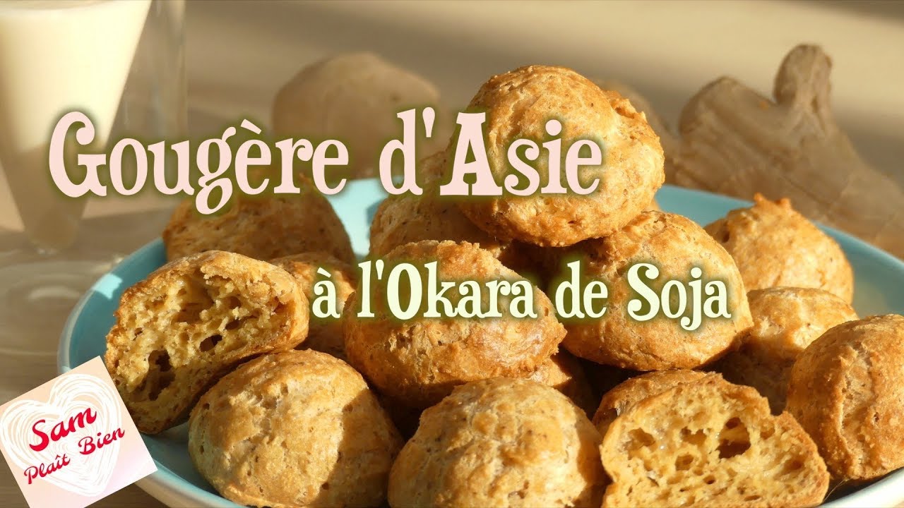 Recette de mes GOUGÈRES façon Asiatique à l'OKARA DE SOJA