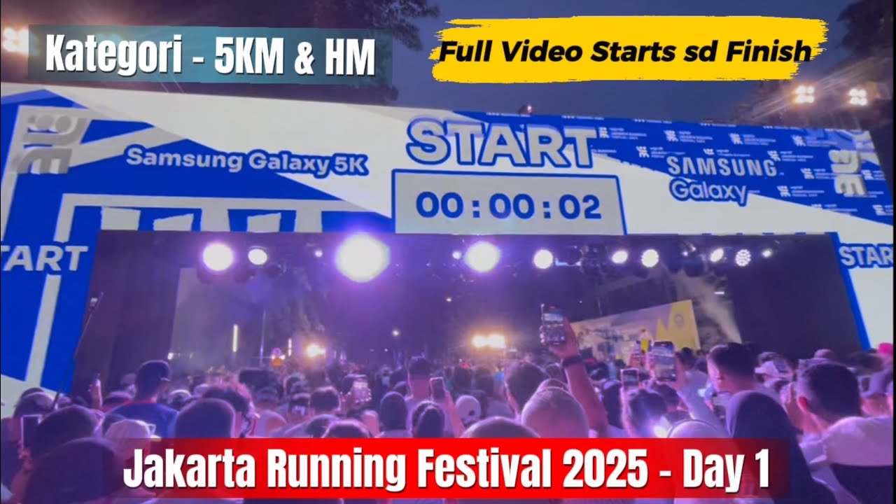 BEGINI RASANYA IKUT EVENT LARI INTERNASIONAL DI JAKARTA JAKARTA RUNNING FESTIVAL 2025 DAY 1 