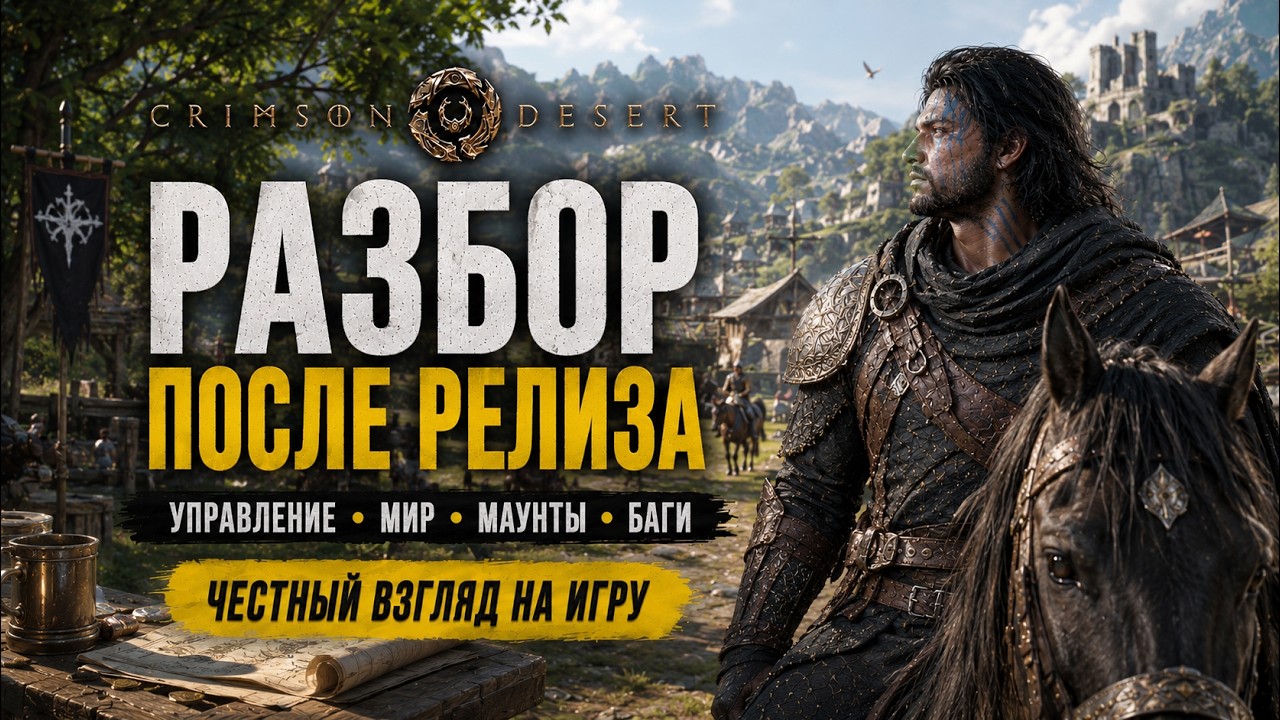 Crimson Desert &mdash; всё что скрыто за пределами сюжета. Разбор всего