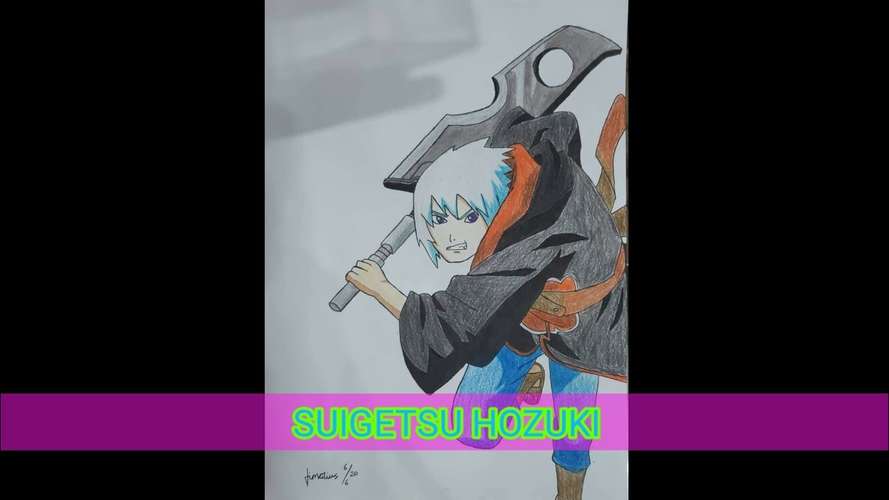 Drawing Suigetsu Hozuki- Naruto shippuden