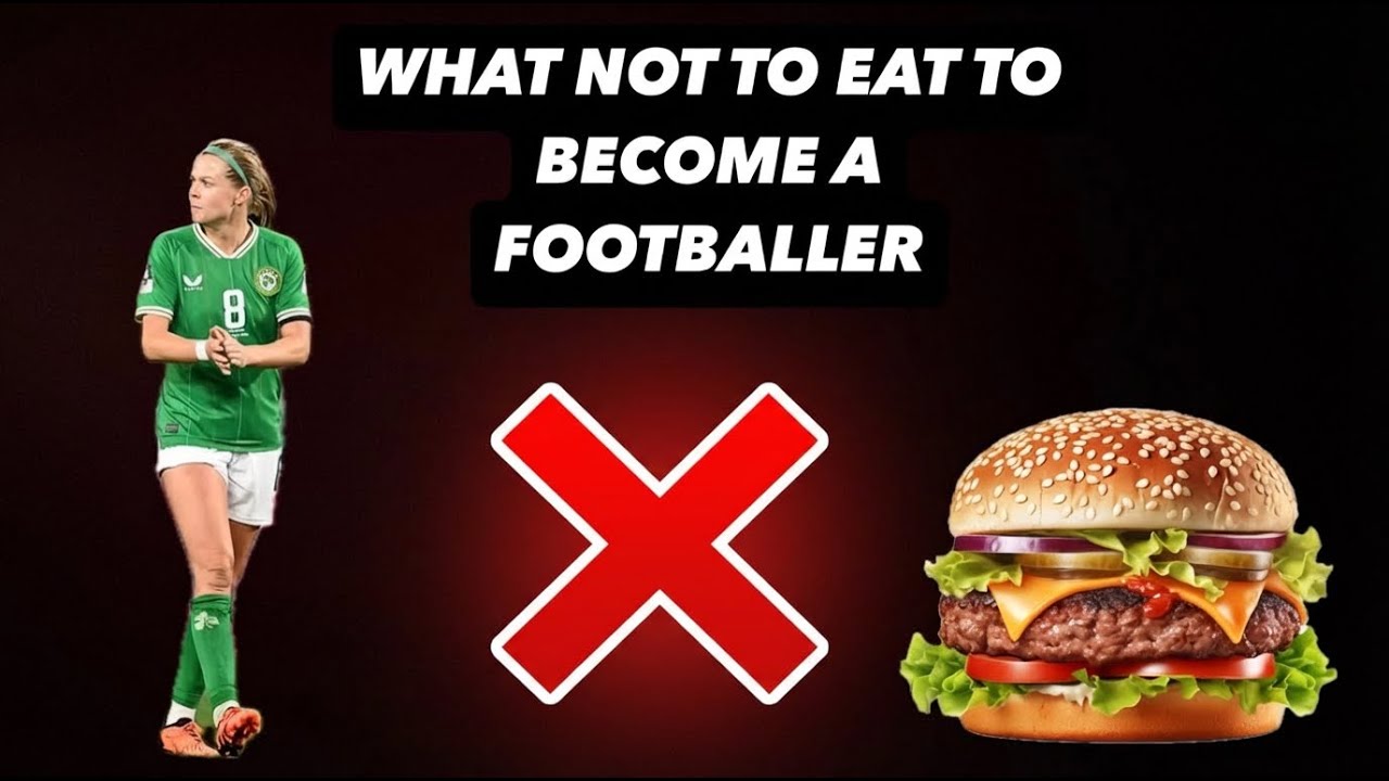 What NOT to eat as a young footballer!!!