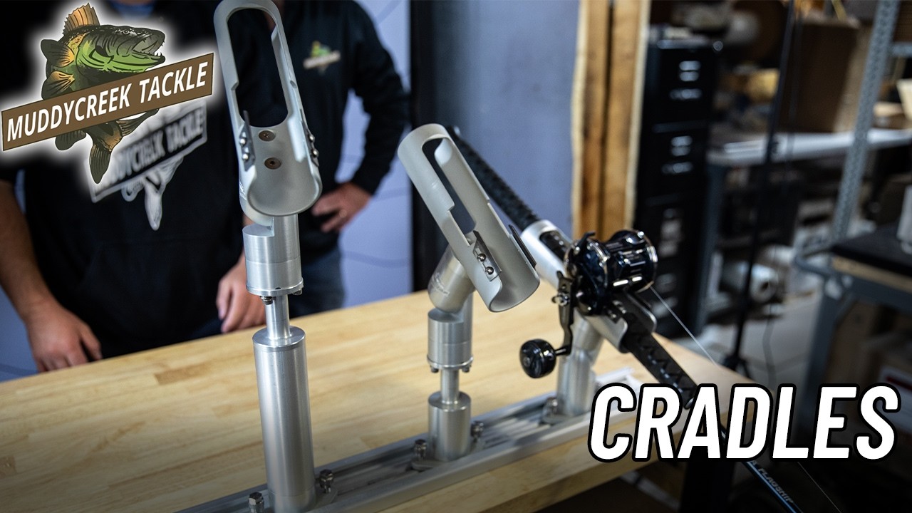 Muddycreek Tackle Cradle Rod Holders Explained | Heavy-Duty Trolling Setup for Big Water & Big Fish