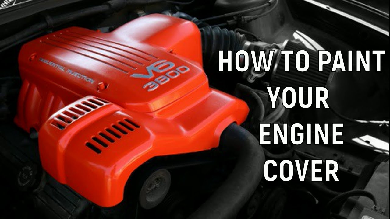 How To Paint Your Engine Cover | VT Holden Commodore