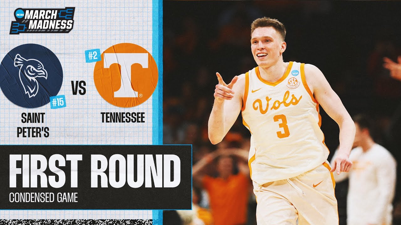 Tennessee vs. St. Peters - First Round NCAA tournament extended highlights