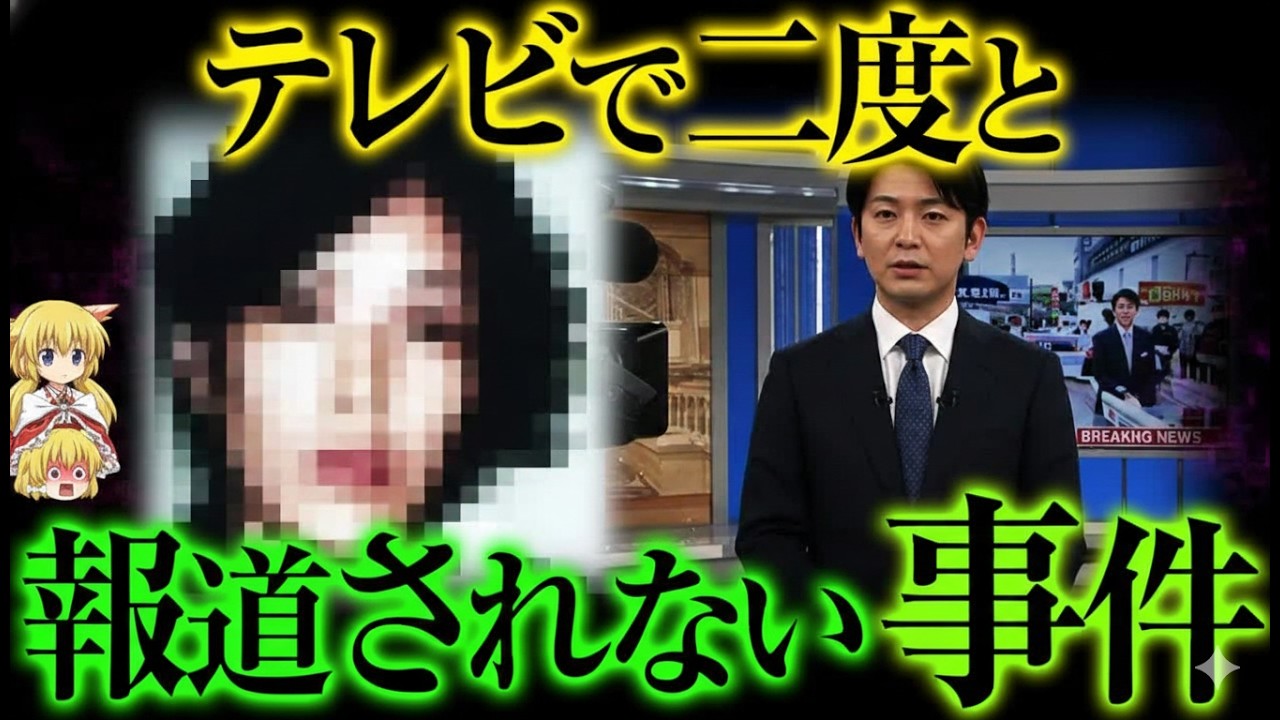 【闇深】なぜテレビは沈黙した？報道できなくなった事件の裏側