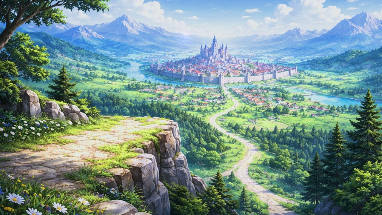 【ケルト作業用BGM/Celtic Music】水の街で過ごす清らかな午後