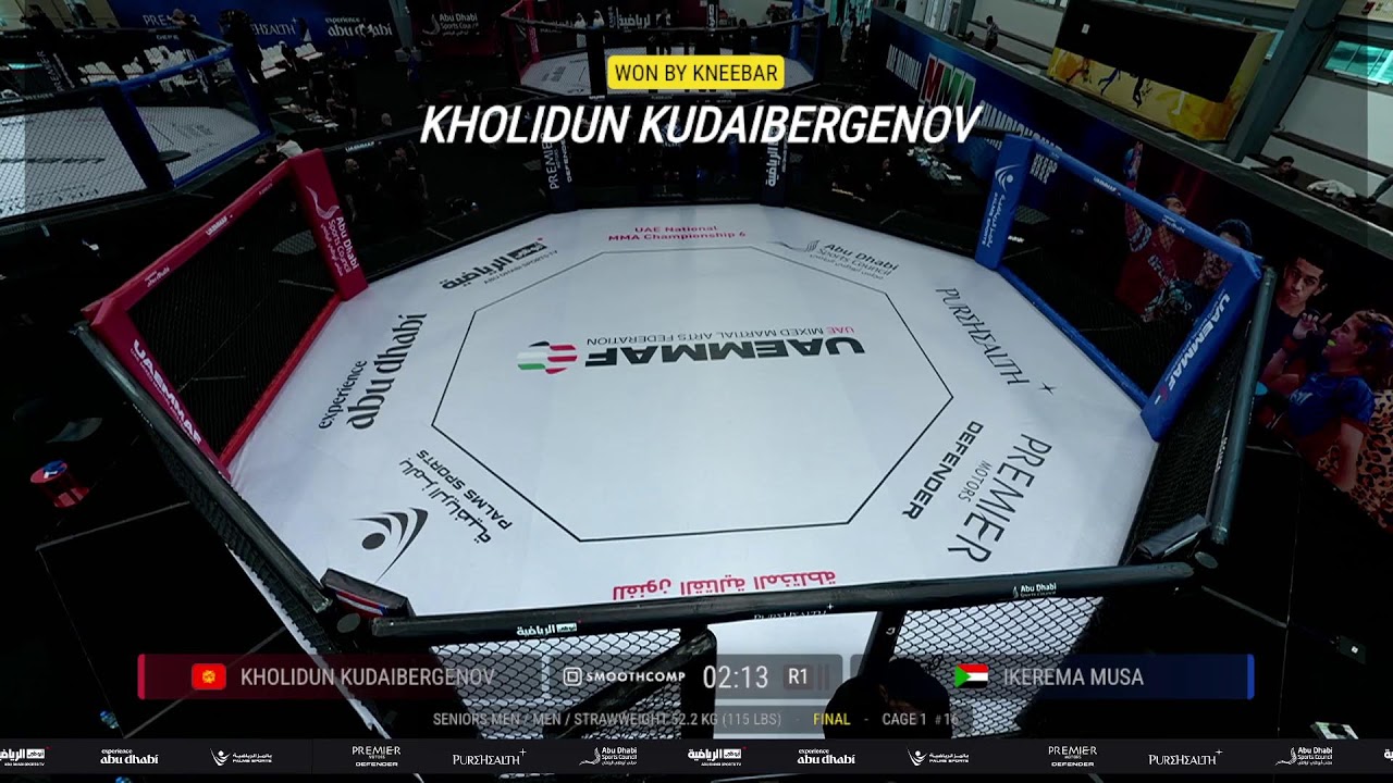 [Day 2 &ndash; Cage 1] UAE National MMA Championship 1