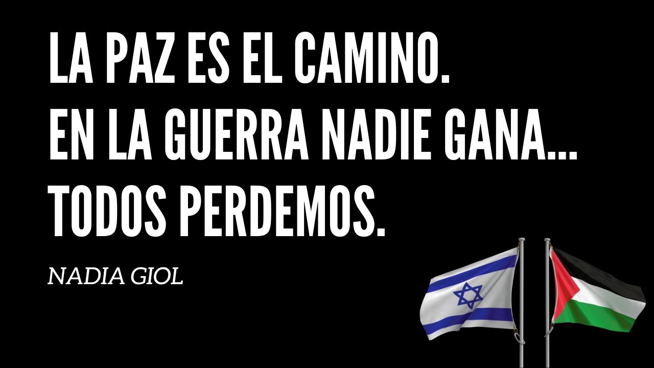 🕊️ Proyecto de Paz en Palestina e Israel  con NADIA GIOL 🕊️