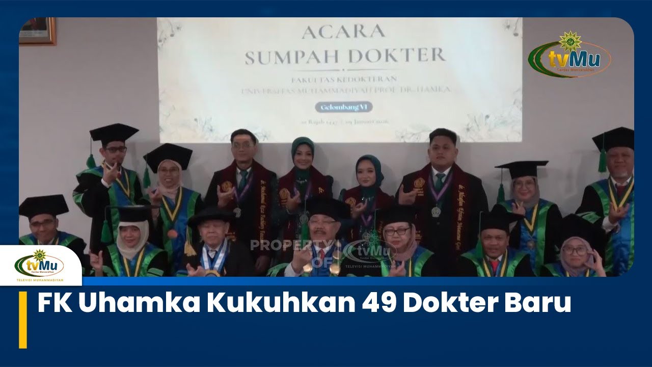 FK Uhamka Kukuhkan 49 Dokter Baru