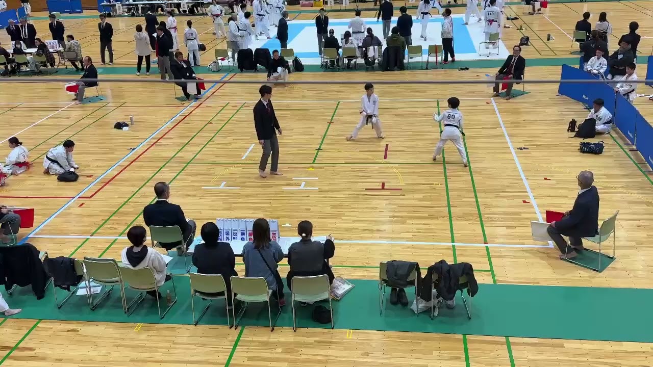 第53回協会西部大会 銀羽 組手決勝延長先取り