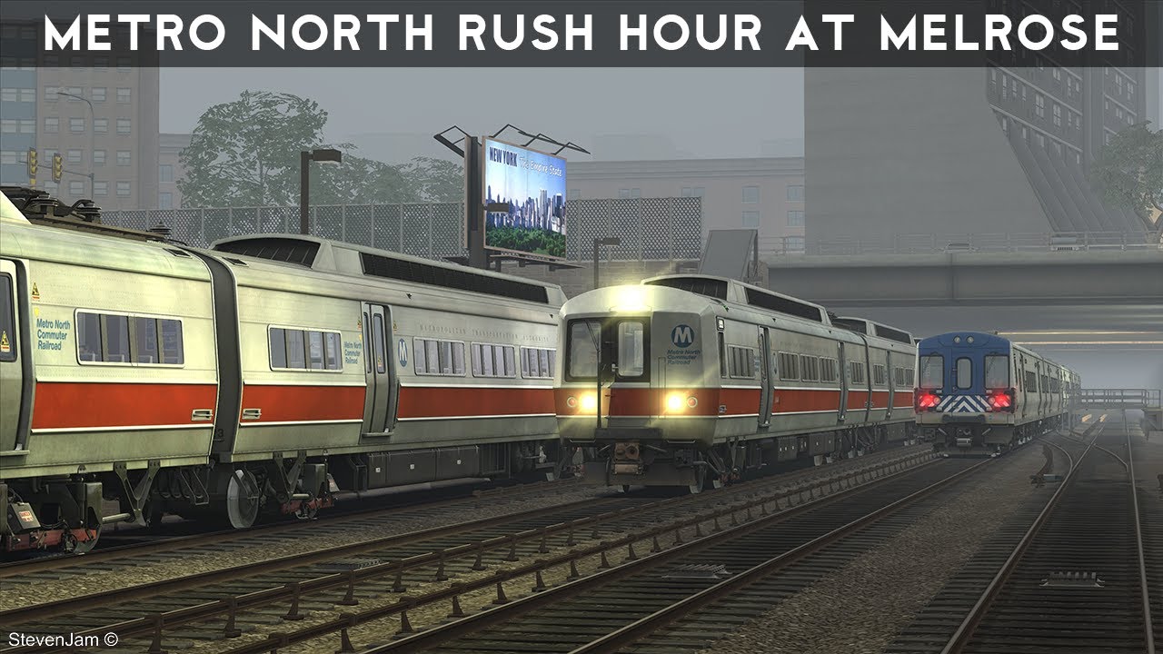 Hustle And Bustle Of The MTA At Melrose - Trackside In Trains Sim