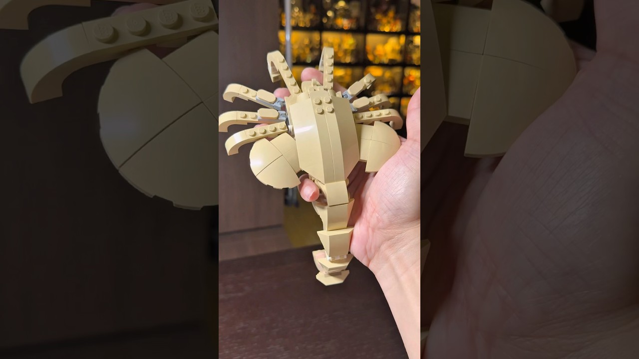 LEGO 31162 Creator 3-in-1 Cute Bunny alternate build as a Facehugger instead #lego #facehugger
