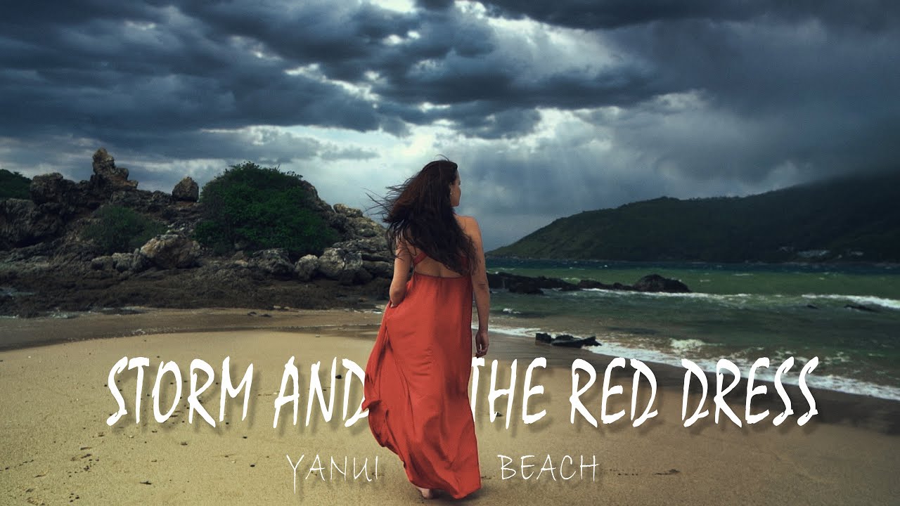 Storm and the red dress.