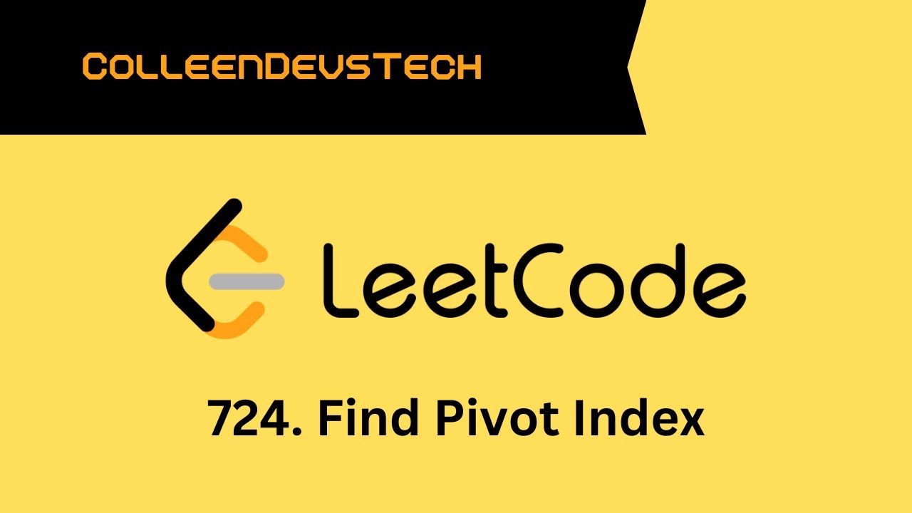 LeetCode 724. Find Pivot Index (Python)