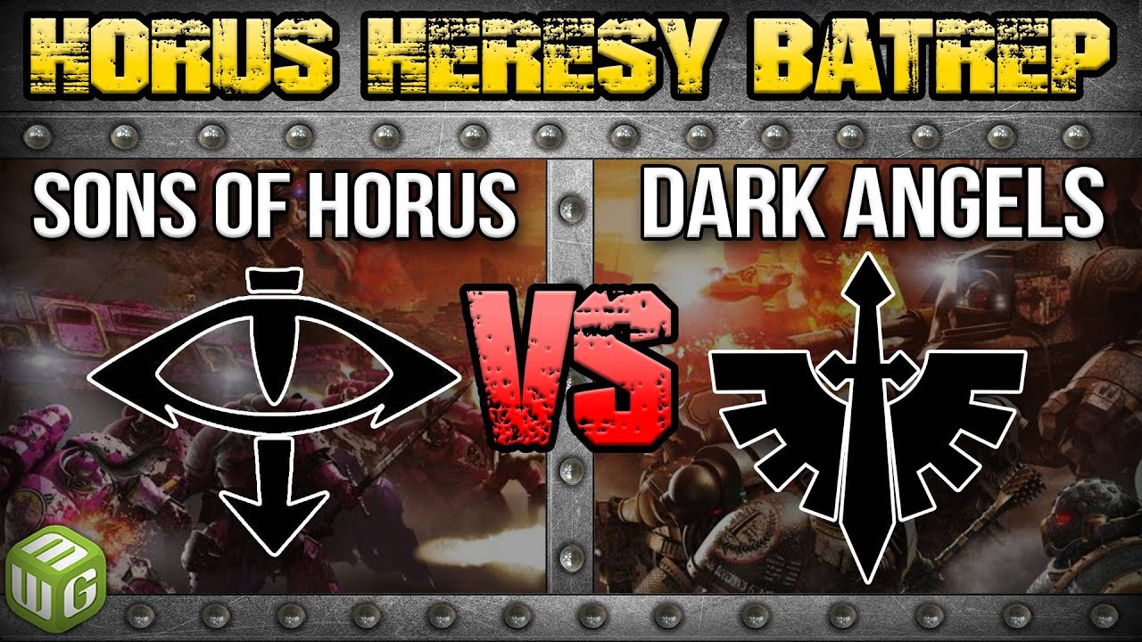 Sons of Horus vs Dark Angels Horus Heresy 2.0 Battle Report Ep 145