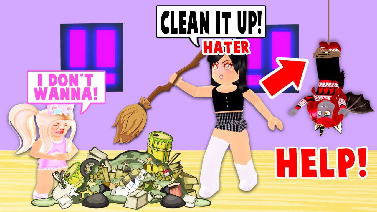 We Hired A Babysitter Who Was SECRETLY Our HATER And This Happened... In Adopt Me! (Roblox)