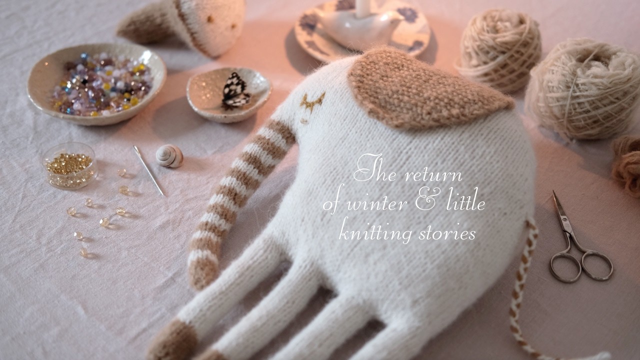The return of winter & little knitting stories