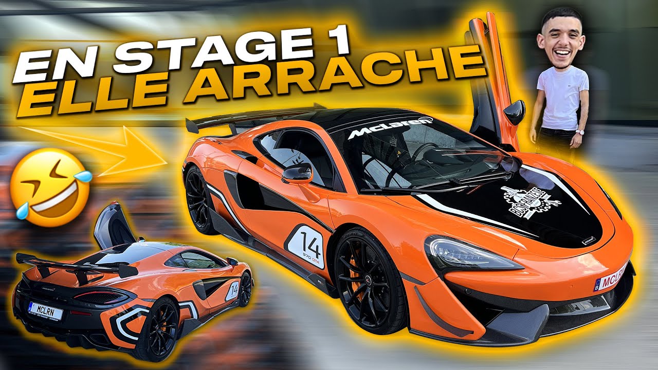 MCLAREN 570 GT PRÉPA PISTE 🥵 STAGE 1 ELLE MARCHE TRÈS FORT 🚀