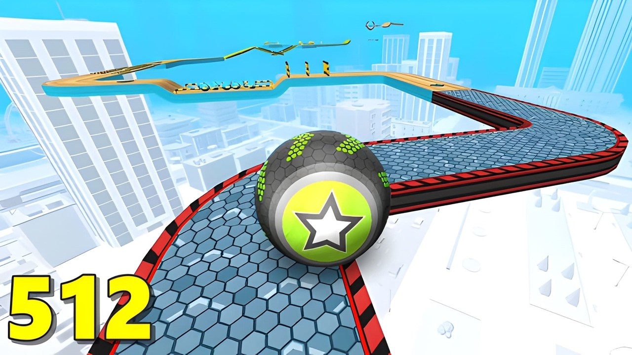 Going Balls, SpeedRun, Going Balls Portal Run Gameplay Level 1067