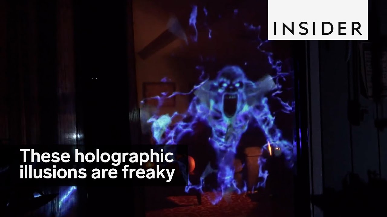 Holographic illusions are the freakiest Halloween decorations