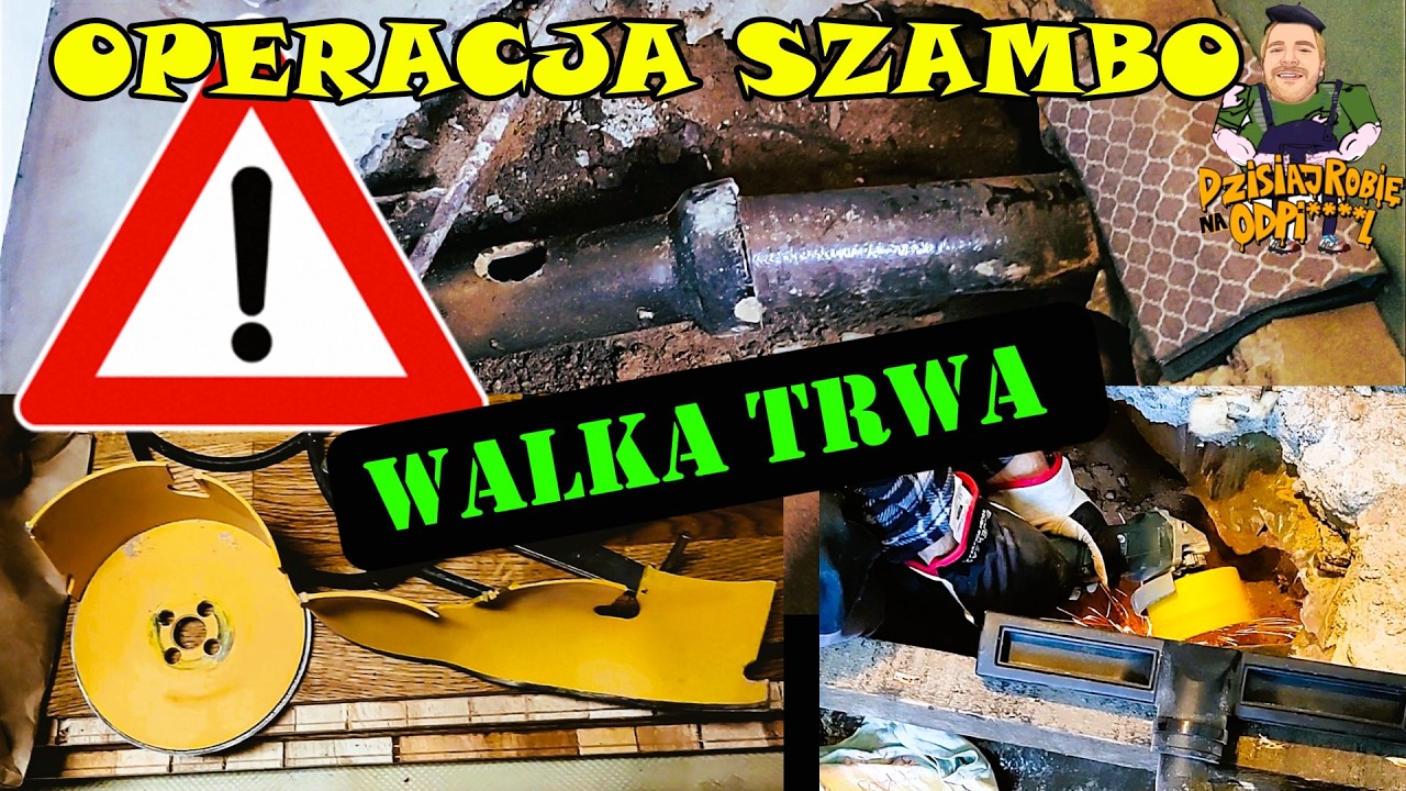 Operacja SZAMBO ! Wióry lecą , ale TRZEBA UWAŻAĆ ‼️ cz.2