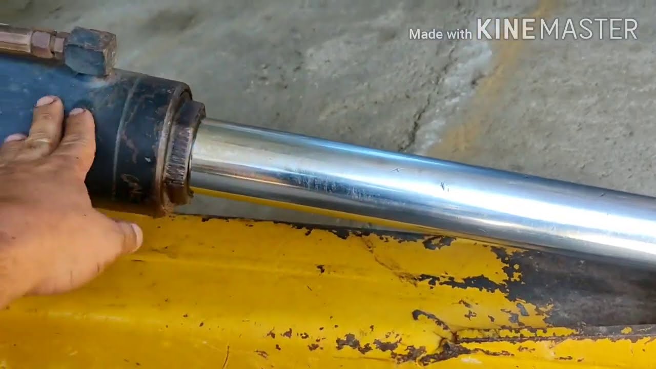 Como trocar o reparo da sapata da retro escavadeira jcb 3c