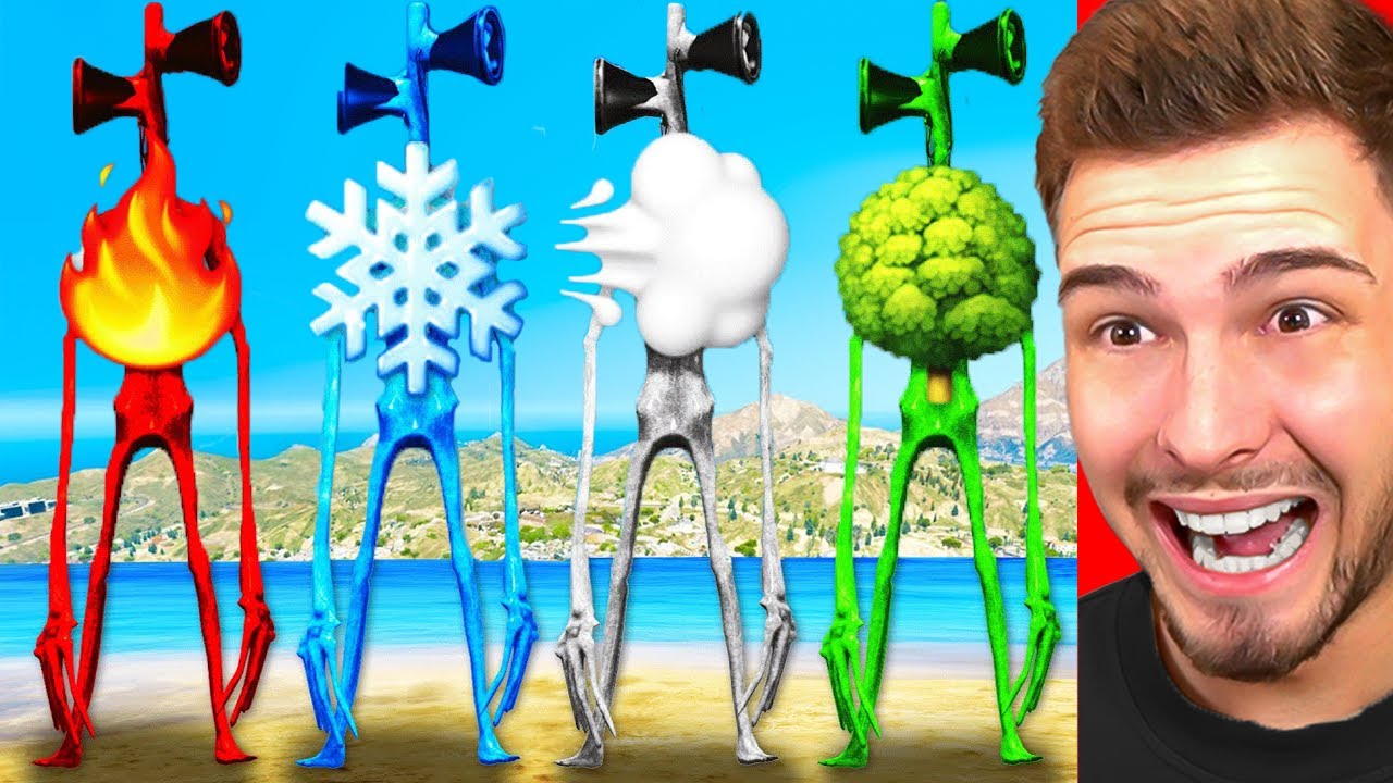 ALLE GEHEIMEN SIREN HEADS FINDEN in GTA 5!