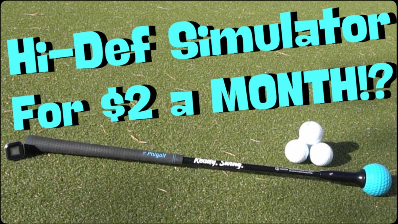 NEW! Phigolf / WGT Mobile Golf Simulator Review and Gameplay!