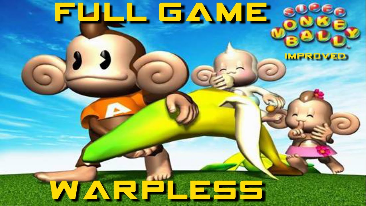 Super Monkey Ball ALL LEVELS: Warpless & Improved