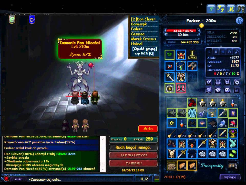 Demonis Pan Nicości - Legenda * Prosperity *