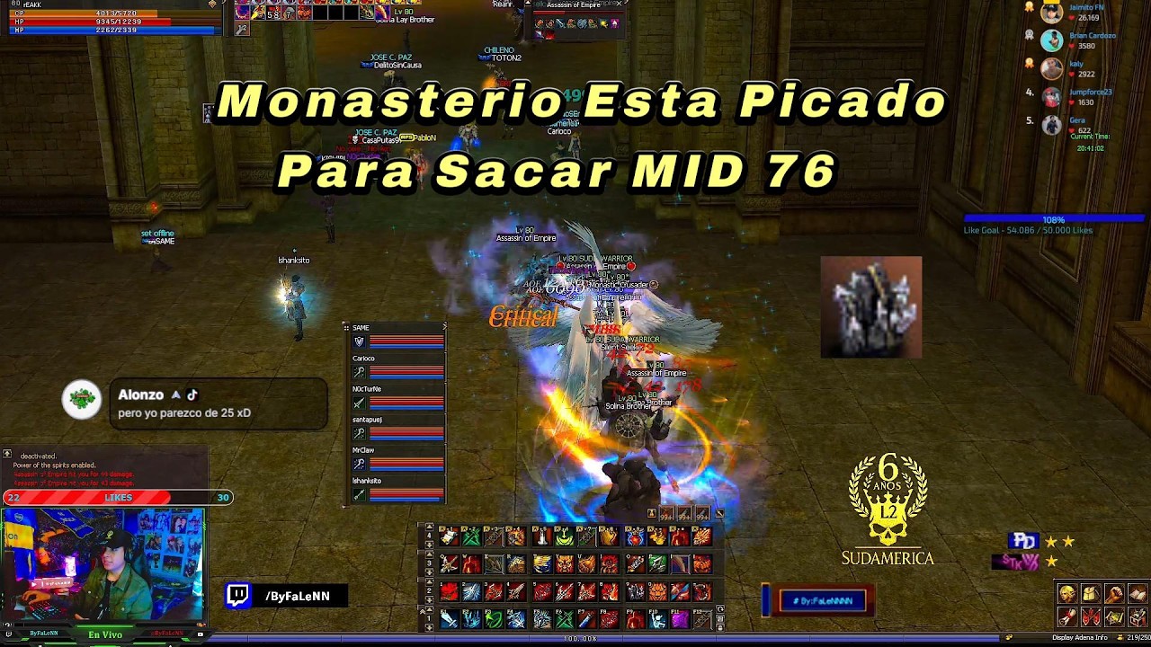 [L2Sudamerica x10] Tardeee de x2 + Previa Foto del MES!*   #mmorpg #pvp #L2