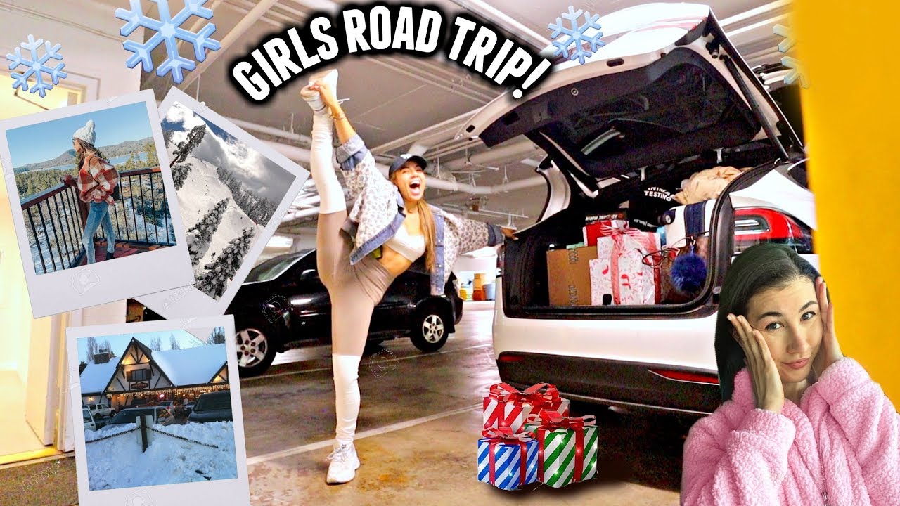 GIRLS ROAD TRIP TO BIG BEAR! *packing, no fuel or service & the journey* | Vlogmas Day 2