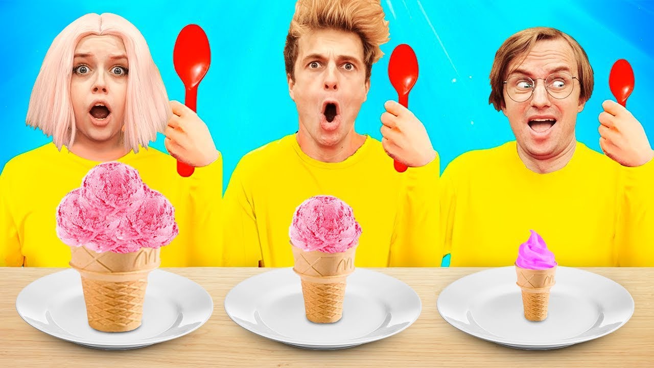 Défi De Grande, Moyenne ou Petite la Glace | Défi intéressant pour les amis !
