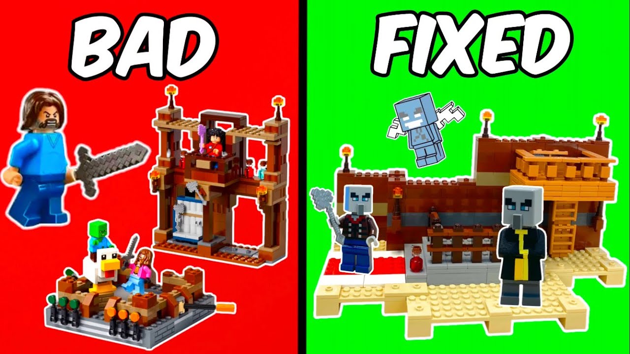 I Upgraded this LEGO Minecraft Movie set!