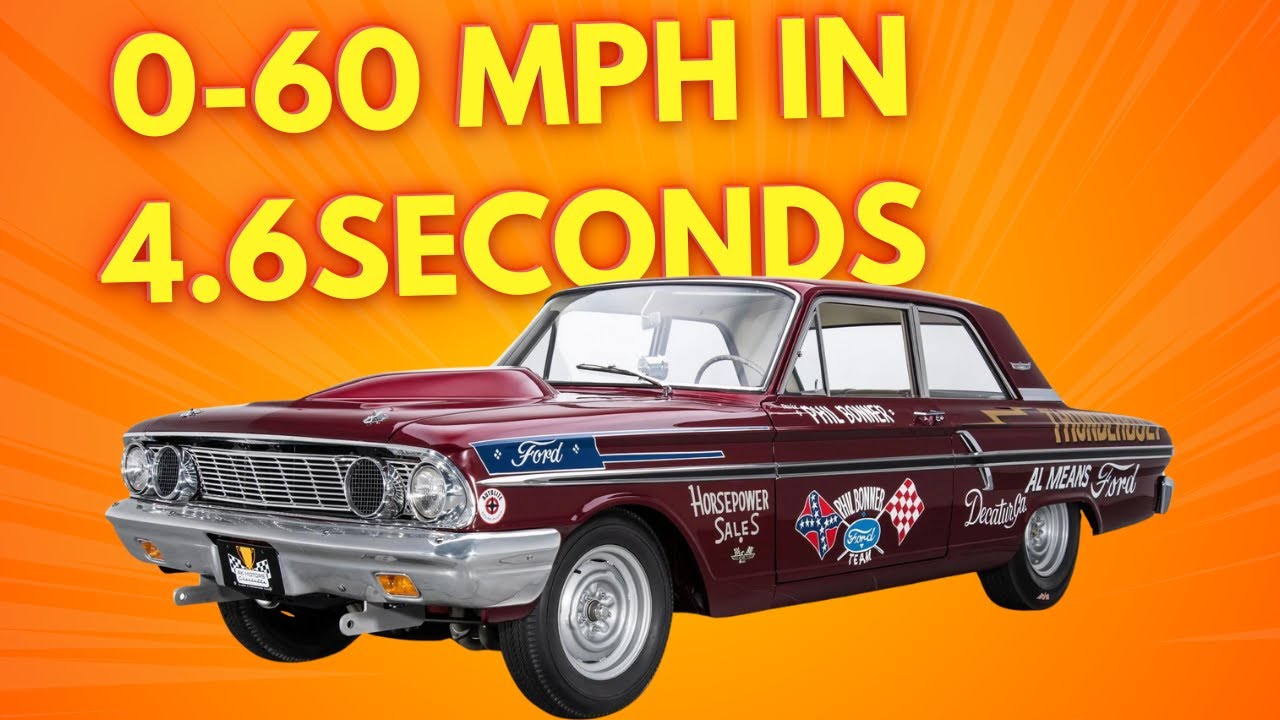 The Ford Fairlane Thunderbolt: A 1960s Drag Racing Legend