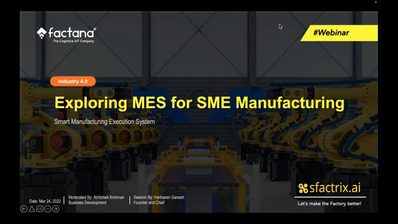 Industry 4.0: Exploring Manufacturing Execution System for SME Manufacturing