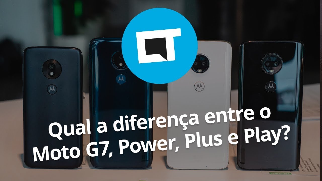 Qual a diferen&ccedil;a entre o Moto G7, Power, Plus e Play