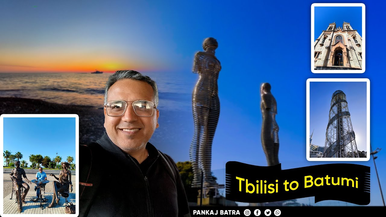 Tbilisi to Batumi in Georgian Railways Train: Top Attractions & Must-Visit Spots in Batumi 🎥