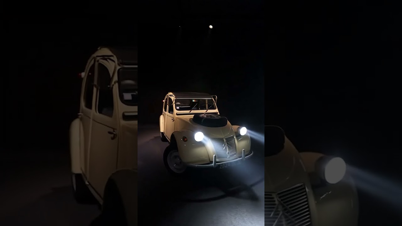 Emile Leray Motocykl z Citroena 2CV. Zbudowany na pustyni