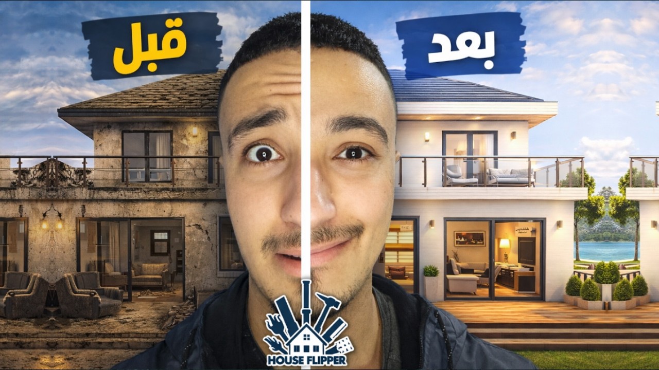 ترميم منزل جزيرة 🇹🇳🏝️في محاكي محاكي تنظيف البيوت | House Flipper
