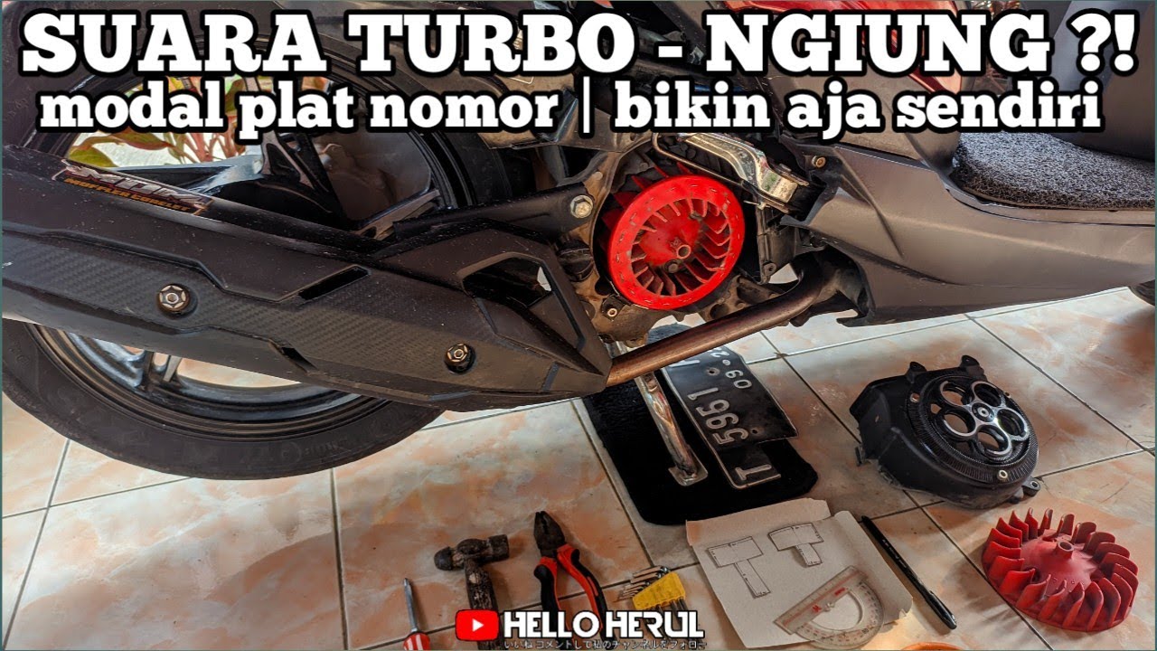 Cara bikin suara turbo / plat ngiung