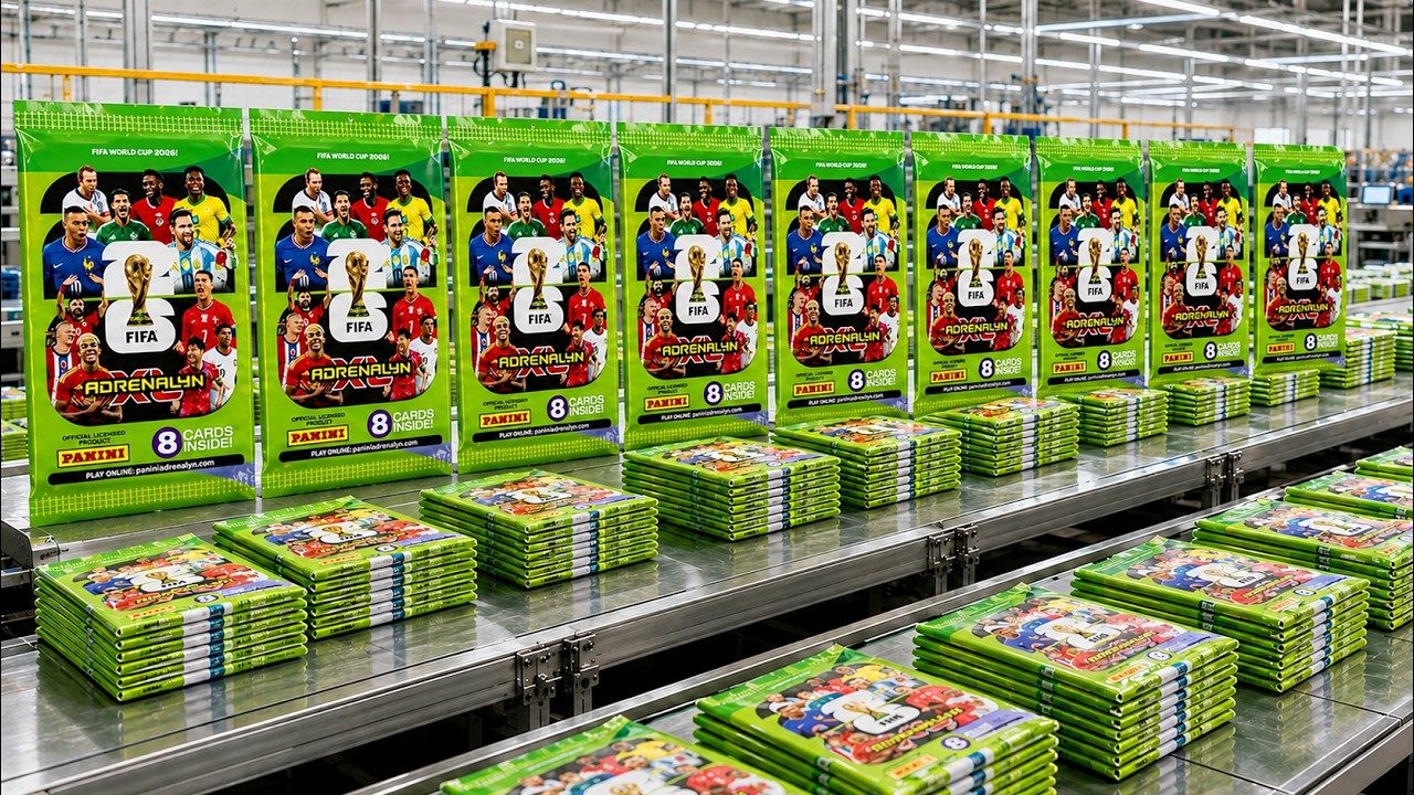 Карточки и наклейки Panini FIFA World Cup 2026: как это сделано