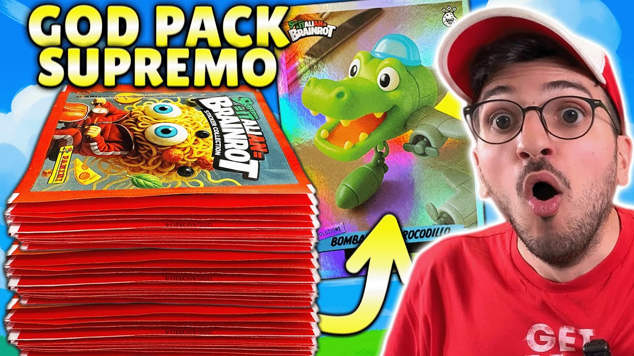 KEVIN crea il GOD PACK SUPREMO delle FIGURINE di ITALIAN BRAINROT e TROVA