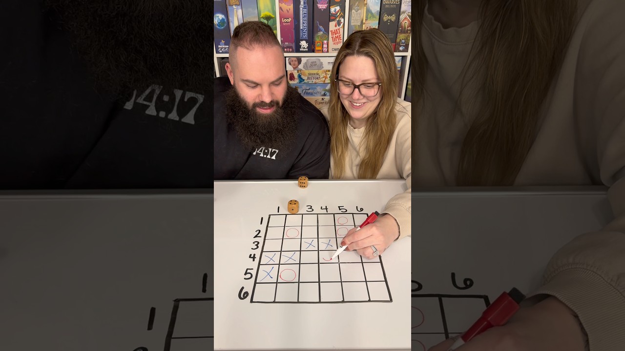 Dice and Paper is All You Need For This Game! #boardgames #gamenight #couple #fun