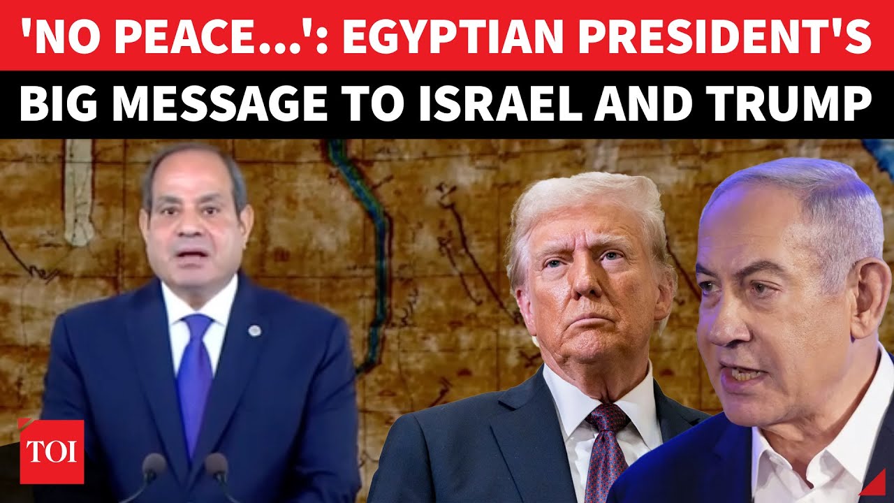 Egyptian President Shocks Israel With 'NO PEACE' Warning After Hamas Huddles With Arabs On Gaza